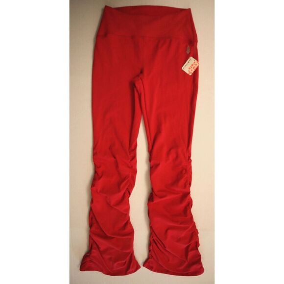 FP Movement OB1766756 Women Sz XS Amaranth/Pink Speed of Light Flare Pants - Picture 1 of 12